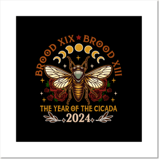 Cicada Brood Xix Brood Xiii Year Of The Cicada 2024 Posters and Art